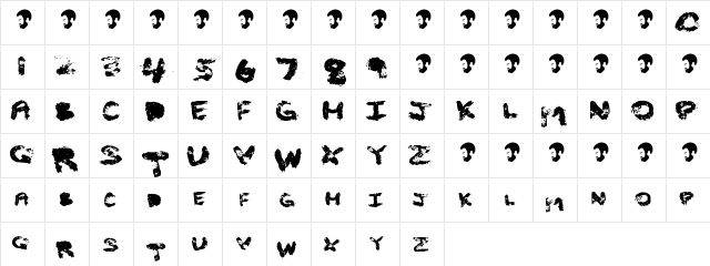 Cleagh E-1 Regula font glyphpreview