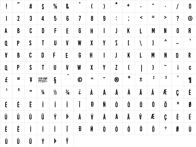 April Fools' Day Silly vrs Regular font glyph preview April Fools' Day Silly vrs Regular font glyphpreview