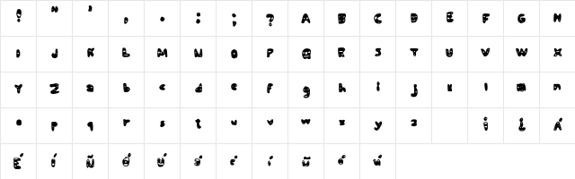 Cone Regular font glyphpreview