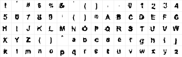 Conformyst Regular font glyphpreview