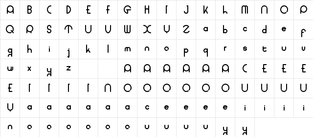 Coet Demo Bold font glyphpreview