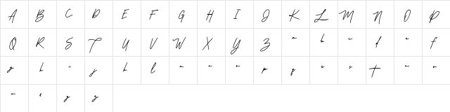Arlobuns Free Regular font glyph preview Arlobuns Free Regular font glyphpreview