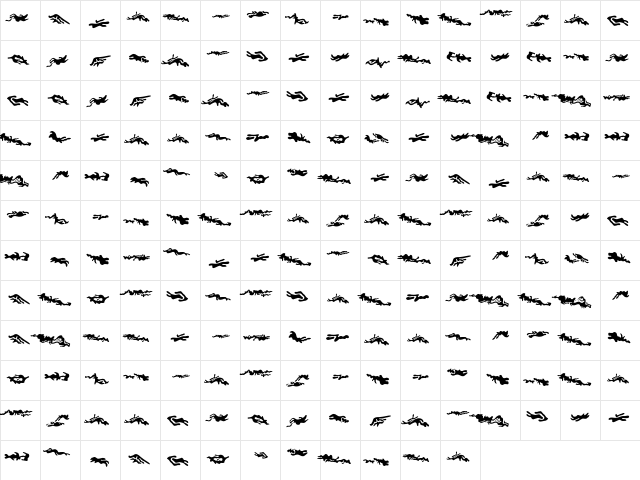 combo Bold font glyphpreview