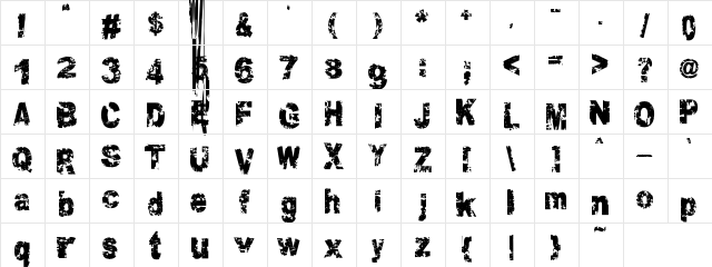 Colton Grundy wicked6th font glyphpreview