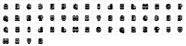 Computer Extravagant Regular font glyphpreview