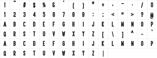 Ariq Regular font glyphpreview
