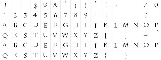 Comic Book 2 Regular font glyphpreview