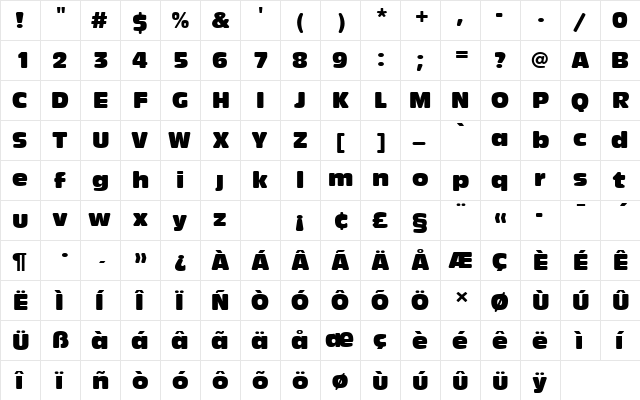 AntiqueOliTComRo1 Regular font glyphpreview