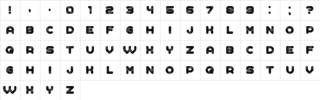 Complained Regular font glyphpreview