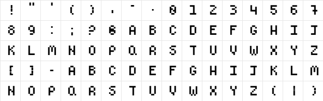 Class of '74 Normal font glyphpreview