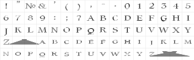Coltaine No 1 Regular font glyph preview Coltaine No 1 Regular font glyphpreview