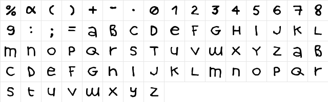 April 16 Regular font glyphpreview