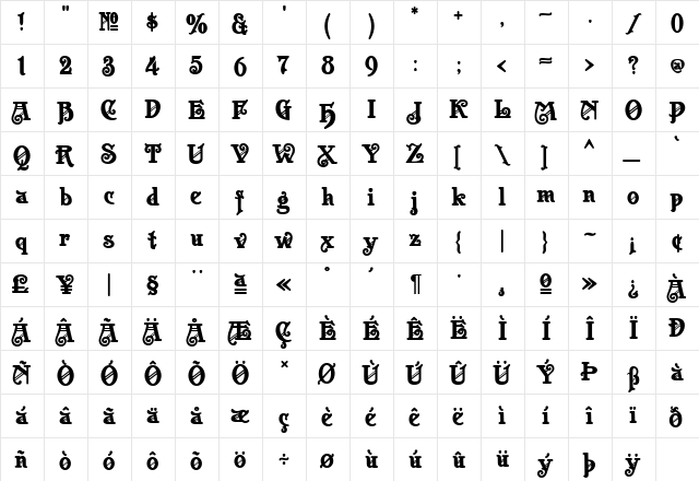 Apollo ASM Regular font glyph preview Apollo ASM Regular font glyphpreview