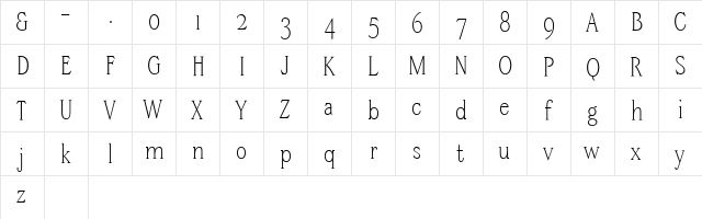 SteppITCStd-Light xPDF Regular font glyphpreview