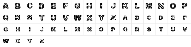 Clown College Dropout Not So Funny font glyphpreview