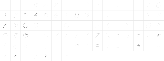 ArchiMedium Regular font glyphpreview