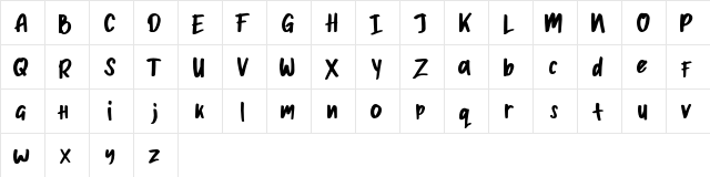 Apija demo Regular font glyphpreview