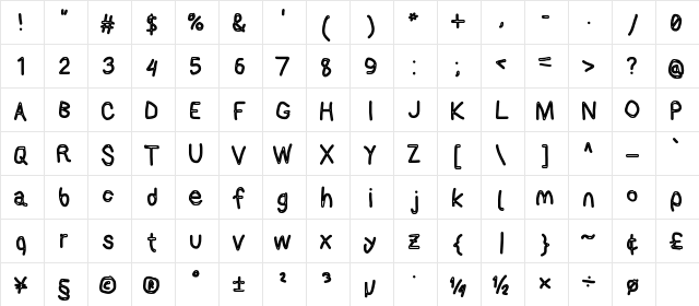 AppleStorm CBo font glyph preview AppleStorm CBo font glyphpreview