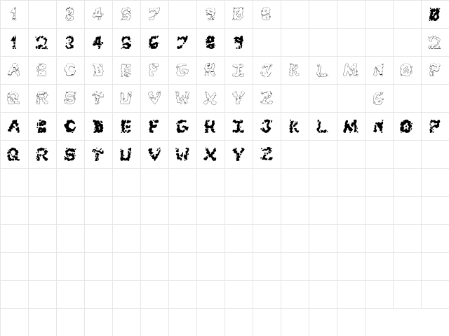 Archipelago Regular font glyphpreview