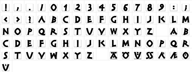 ClassiCapsBricks Black font glyph preview ClassiCapsBricks Black font glyphpreview