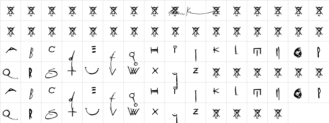 ApocataStasis Regular font glyphpreview