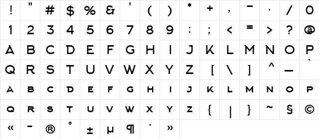 Arkhip Regular font glyphpreview