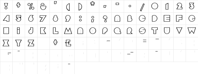 Argot Display Caps SSi Regular font glyphpreview