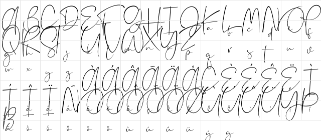 Appocalypse Regular font glyphpreview