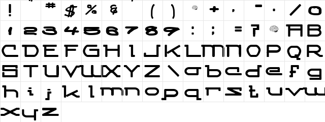 Competitor Regular font glyph preview Competitor Regular font glyphpreview