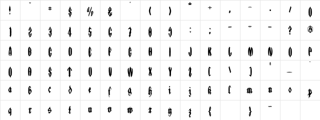 Applesauce01 Regular font glyph preview Applesauce01 Regular font glyphpreview