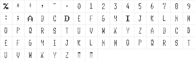 Club Dia Regular font glyphpreview