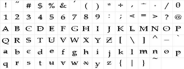 AnniesHearts Regular font glyph preview AnniesHearts Regular font glyphpreview