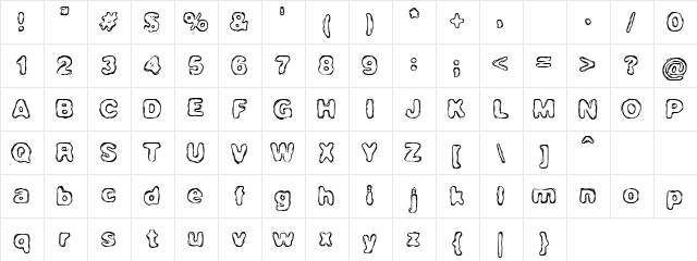 Composer Regular font glyphpreview