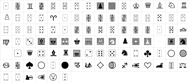 Commercial Pi Two BQ Regular font glyphpreview