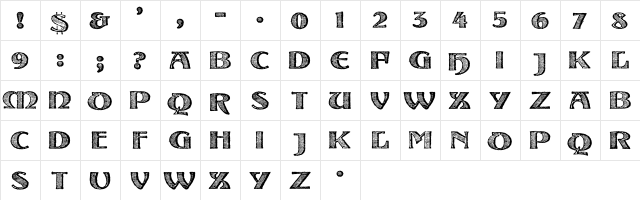 Archive Cider Regular font glyphpreview