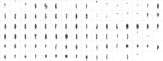 Applesauce06 Regular font glyph preview Applesauce06 Regular font glyphpreview