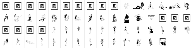 Comix Cuties Regular font glyph preview Comix Cuties Regular font glyphpreview