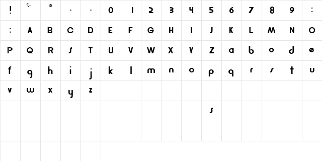ConclaveAlternateSSK Regular font glyphpreview