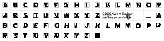 Comet Positive font glyphpreview