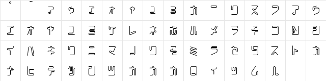 Coil Ktr font glyphpreview