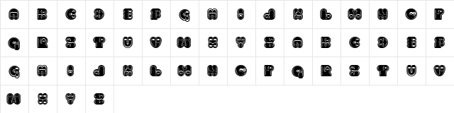 Computer Book Regular font glyphpreview