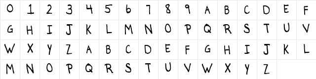 Apple Script Regular font glyphpreview