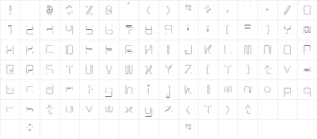 Coil ALl font glyphpreview