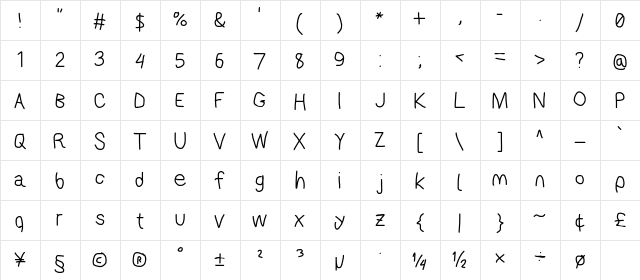 AppleStorm Rg font glyph preview AppleStorm Rg font glyphpreview