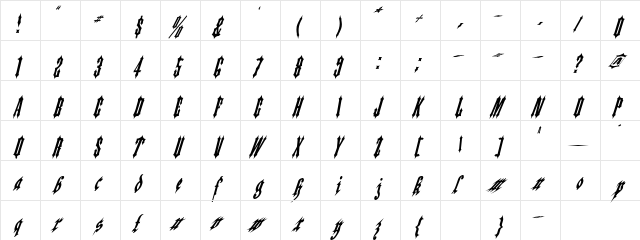 Applesauce02 Regular font glyphpreview