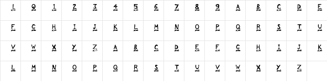 Comet Regular font glyphpreview
