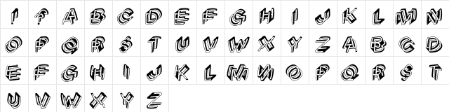 ArchitypograPsychodeliqu Regular font glyphpreview