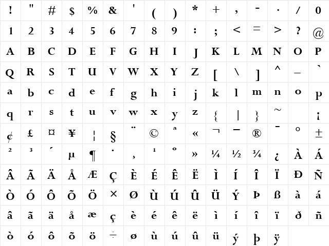 CompleatSSK Bold font glyphpreview