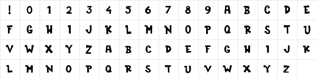 Cogs and Crank DEMO Regular font glyph preview Cogs and Crank DEMO Regular font glyphpreview