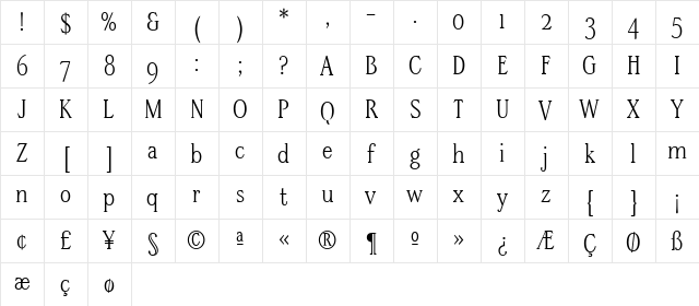 SteppITCStd-Medium xPDF Regular font glyphpreview